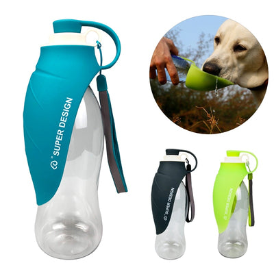 Une bouteille de silicone pour désaltérer votre chien où que vous soyez !